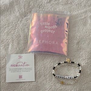 Brand new in packaging - Little Words Project x Sephora 2 Bracelets Set